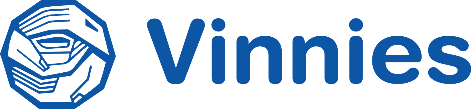 Vinnies logo blue
